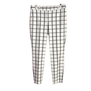 EXPRESS Columnist Stretch
Mid-Rise Plaid Black & White... Size 6R